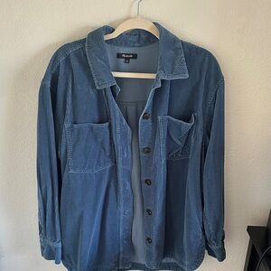 Madewell Denim Blue Corduroy Shirt